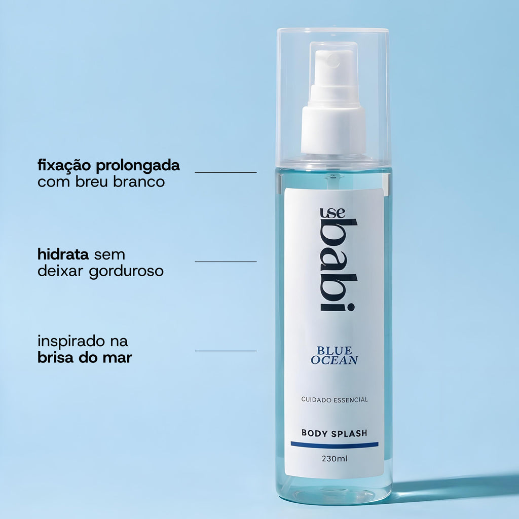 body splash blue ocean