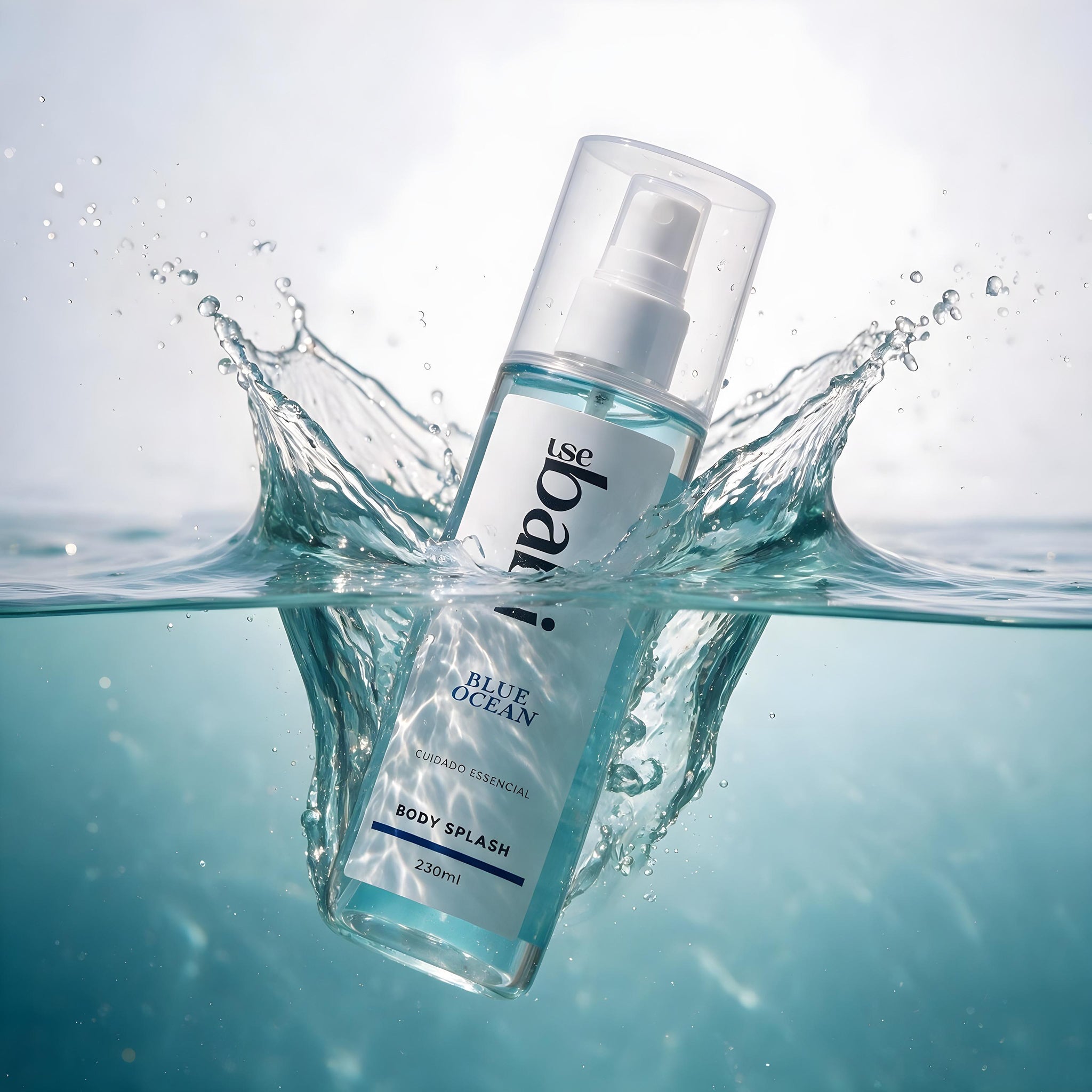 body splash blue ocean