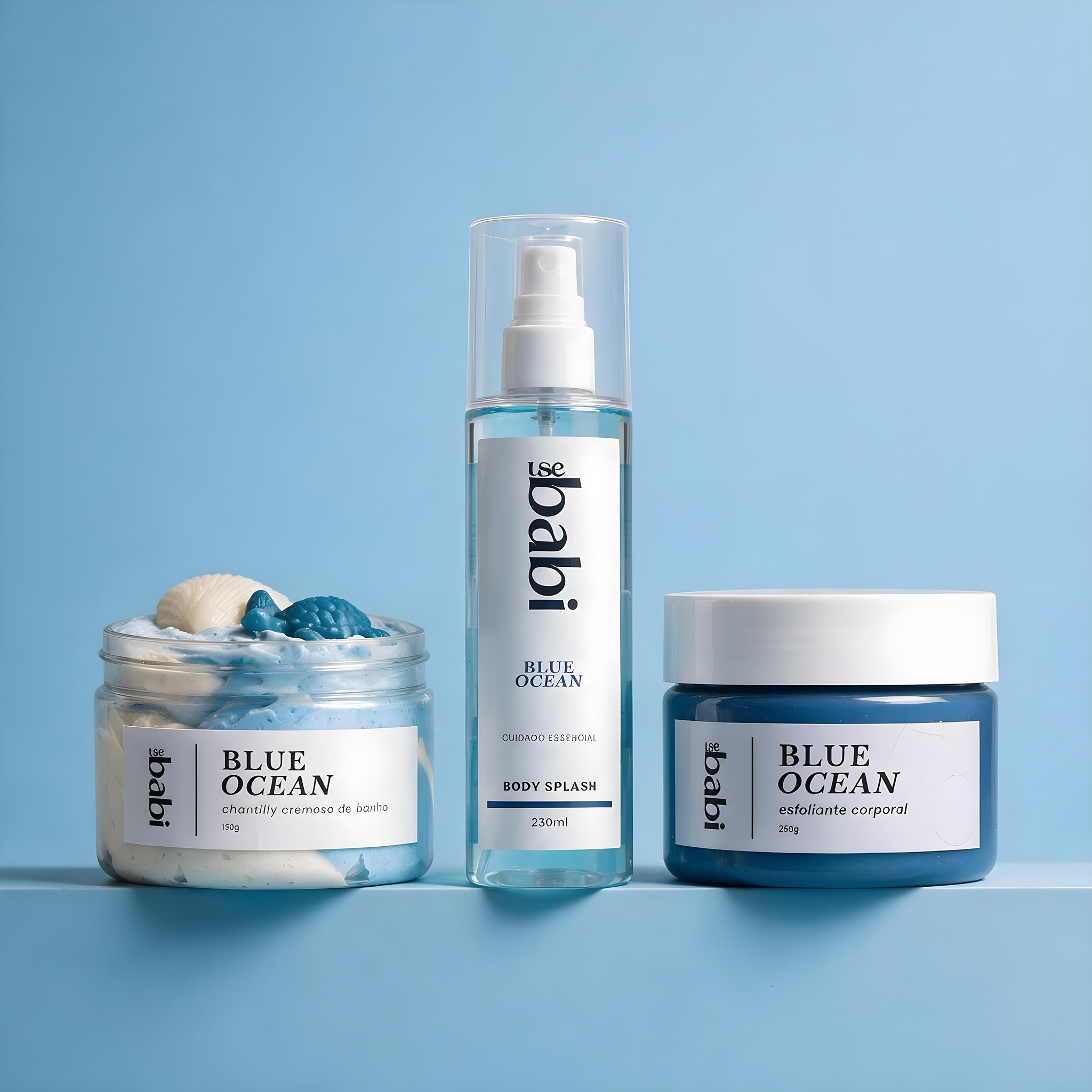 esfolia, acalma & fixa - blue ocean