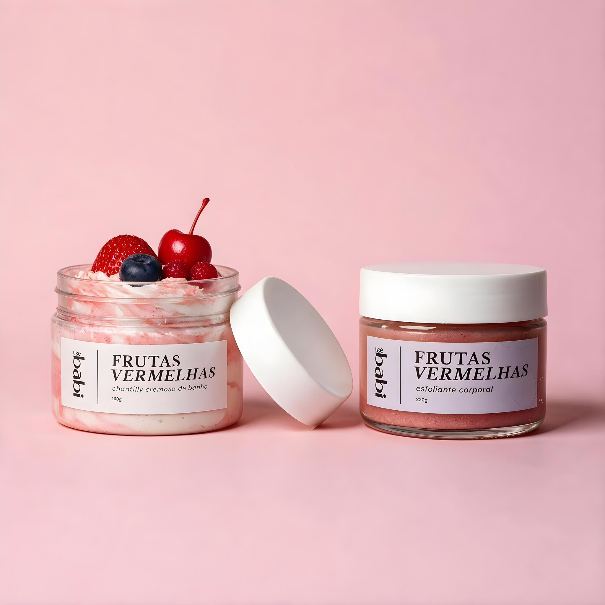 duo esfolia & acalma - frutas vermelhas