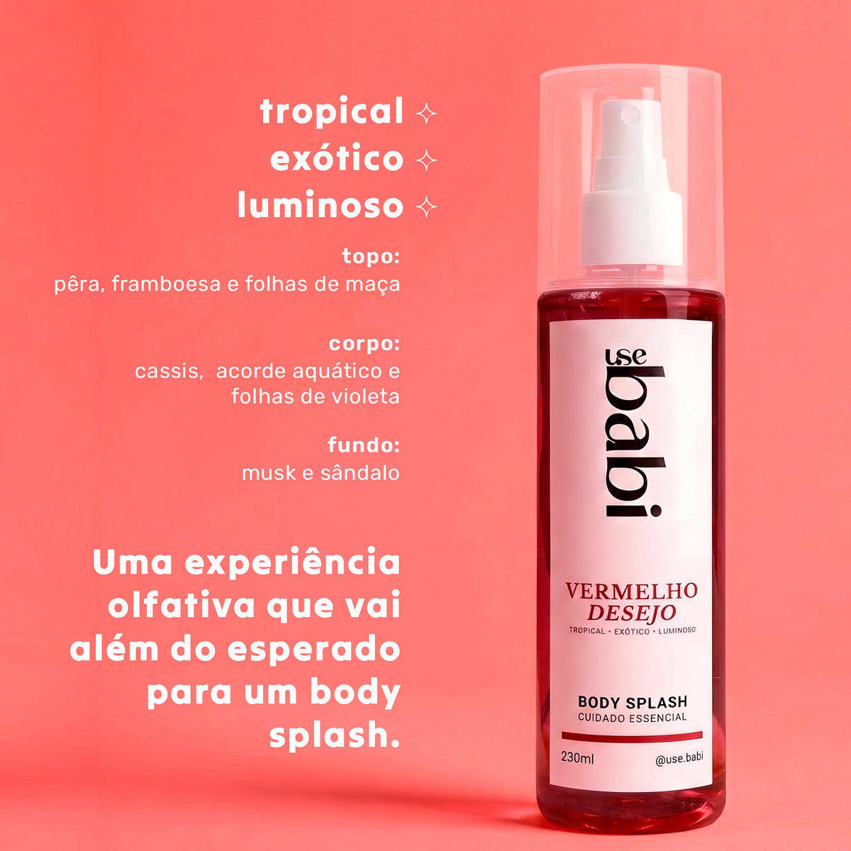 body splash — vermelho desejo