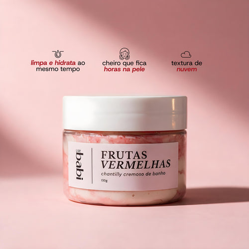 chantilly frutas vermelhas