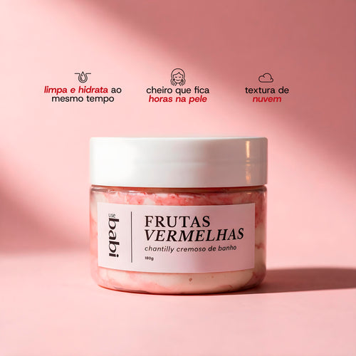 chantilly frutas vermelhas