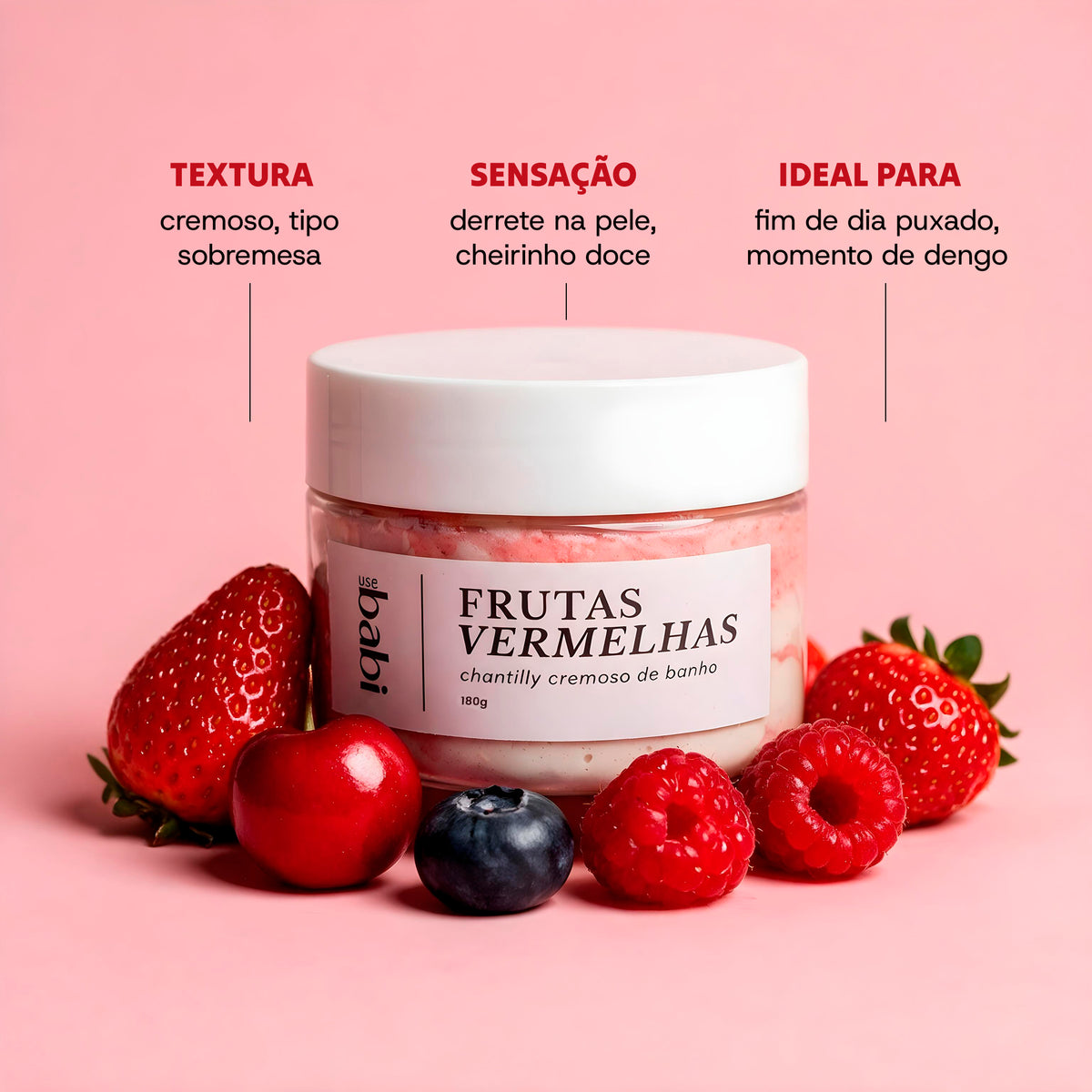 chantilly frutas vermelhas