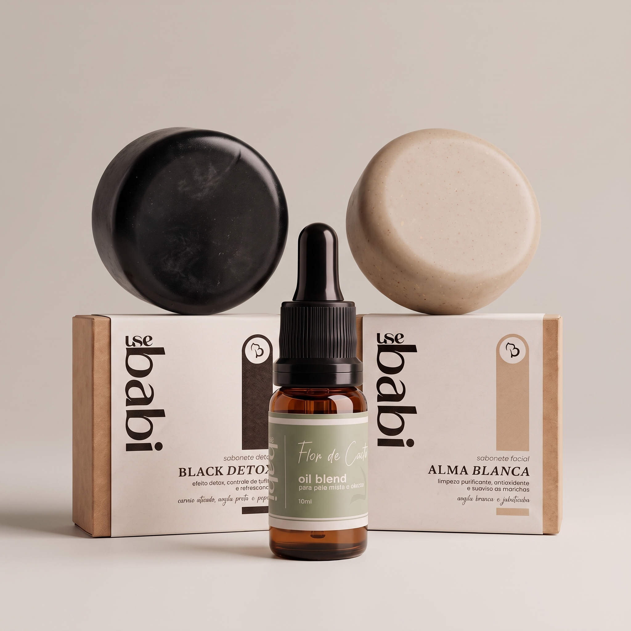 trio limpeza, equilíbrio & nutrição