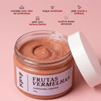 esfoliante frutas vermelhas