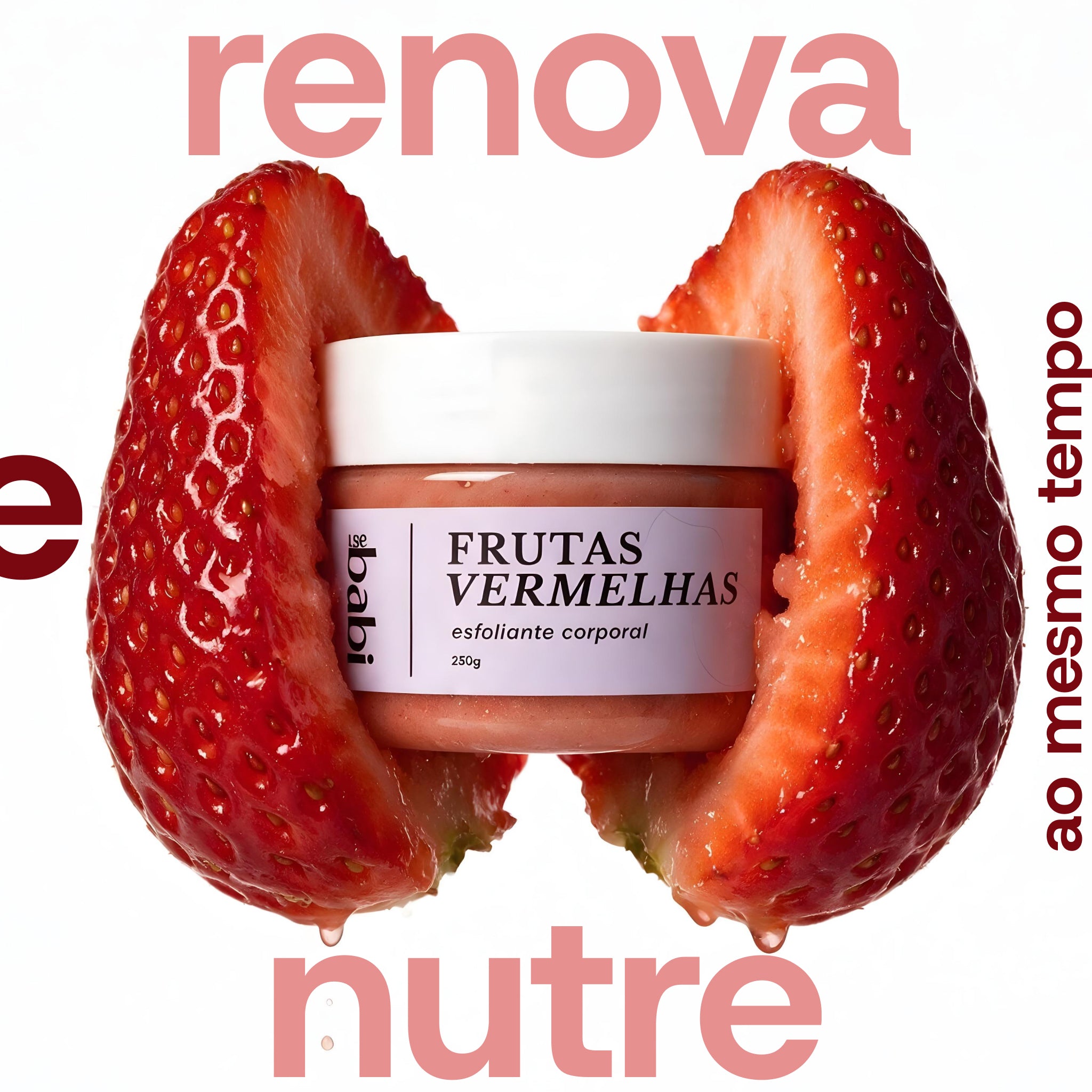 esfoliante frutas vermelhas